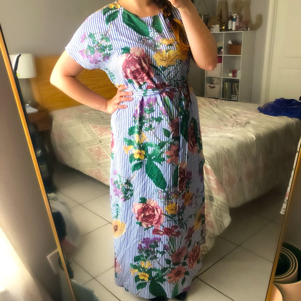 Summer Floral Maxi Dress